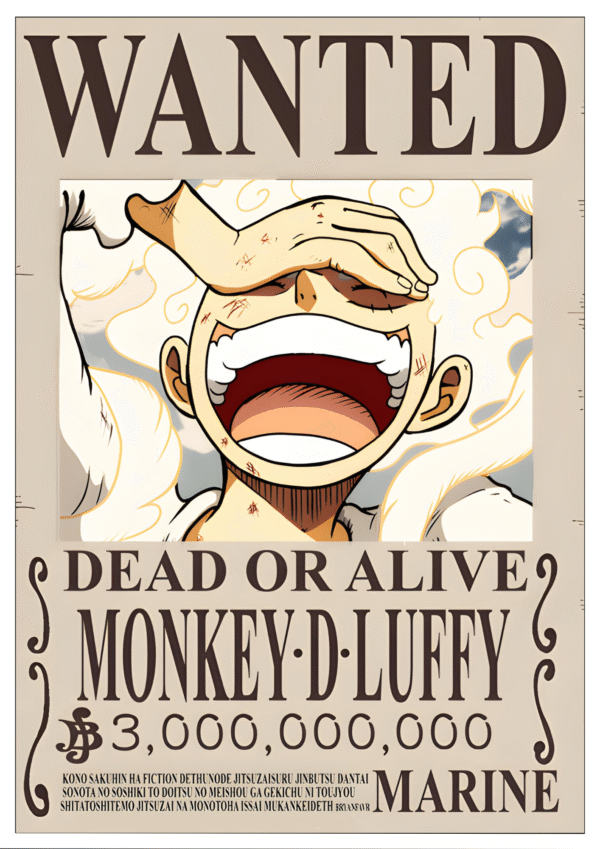 Nami Wanted Anime Poster