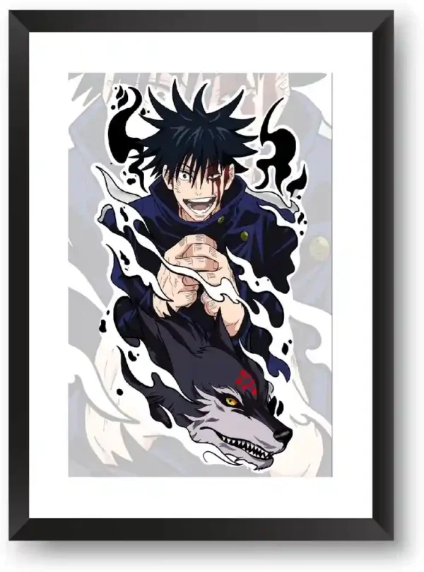 Megumi jajutsu kaisan Anime Cartoon Photo Frame 5X7 Inch Size Photo Frame